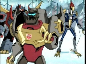 2008 Transformers Animated: Grimlock, Voyager Class