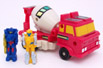 G1 Quickmix (Targetmaster) with Ricochet and Boomer