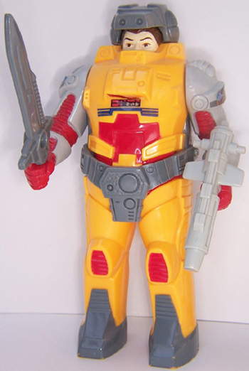 Hasbro transformers g1 pretender landmine (complete)