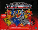 Transformers Generation 1 Micromaster Race Car Patrol (Free Wheeler, Roadhammer, Swindler, Tailspin)