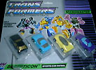 Transformers Generation 1 Micromaster Sports Car Patrol (Blackjack, Detour, Hyperdrive, Road Hugger)