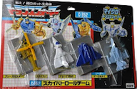 Takara - G1 - Zone Sky Patrol Team (Breeze Master, Eagle Eye, Sky High, and Tread Bolt)