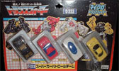 Takara - G1 - Zone Super Car Patrol Team (Black Heat, Deadhour, Gingham, and Road Hugger)