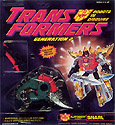 Transformers Generation 2 Snarl (grey G2)