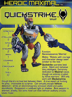 Basic Beast Machines Maximal Quickstrike