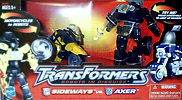 Robots In Disguise / RID (2001-) Sideways vs. Axer (Wal-Mart ex.)