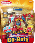 Transformers Go-Bots Speed-Bot II (formula 1 race car) with Kid-Bot and Gas-Bot