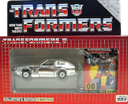 Transformers (G1) Collector's Edition (Takara) Blue Streak (e-Hobby Silver Chrome)