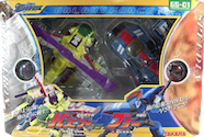 Takara - Galaxy Force GS-01 Buzz Saw vs Blurr