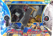 Transformers Galaxy Force (Takara) GS-02 Runabout vs Longrack