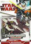 Transformers Crossovers Ahsoka Tano to Jedi Starfighter