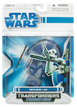 Transformers Crossovers Battle Droid to AAT (blue recolor)