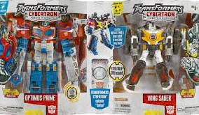 Cybertron Optimus Prime & Wing Saber (Costco exclusive)