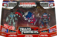 Transformers Titanium Ultimate Optimus Prime 3-Pack (Movie Protoform, Vehicle Mode & Robot Mode; Target exclusive)