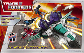 Transformers Timelines (BotCon) Box Set - Bug Bite, Dreadwind, Thundercracker, Dirge, Thrust