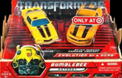 Transformers (Movie) Evolution of a Hero: Bumblebee ('74 Camaro & Battle Damaged '08 Camaro, Target exclusive)