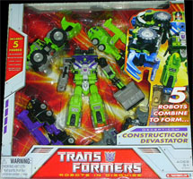 Classics Constructicon Devastator - w/ Bonecrusher, Long Haul, Hightower, Scavenger, Scrapper