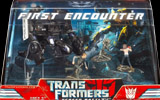 Transformers (Movie) Barricade with Frenzy, Sam Witwicky, Mikaela Banes -Screen Battles First Encounter