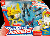 Transformers Animated Rescue Ratchet (with Prowl & Starscream, Target exclusive)