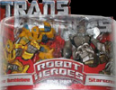 Transformers (Movie) Robot Heroes Armor Bumblebee vs. Starscream