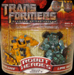 Transformers 2 Revenge of the Fallen Robot Heroes Bumblebee vs. Long Haul