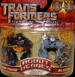 Transformers 2 Revenge of the Fallen Robot Heroes Optimus Prime vs. Blackout