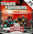 Transformers Universe Robot Heroes Perceptor vs. Hardshell (G1)