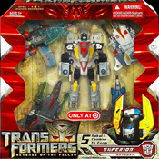 Transformers 2 Revenge of the Fallen Superion (Silverbolt, Air Raid, Fireflight, Skydive, Airrazor - Target ex.)