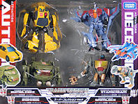 Transformers Animated (Takara) Activators 4-Pack w/: Bumblebee, Starscream, Bulkhead, Grimlock