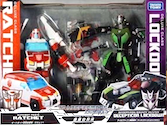 Transformers Animated (Takara) Ratchet vs Lockdown Deluxe 2-Pack