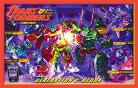 Transformers Timelines (BotCon) Generation 2: Redux boxset - Clench