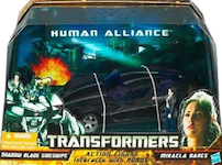 Transformers Hunt for the Decepticons Human Alliance Shadow Blade Sideswipe with Micaela Banes