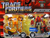 Transformers 2 Revenge of the Fallen Windy City Chase (Slap Dash vs Trenchmouth - Walmart exclusive)