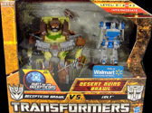 Transformers Hunt for the Decepticons Desert Ruins Brawl: Brawl vs Jolt (Walmart Excl 2-pack)