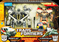 Transformers Hunt for the Decepticons Starscream's Assault: Starscream vs. Mudflap (Walmart Excl 2-pack)