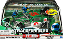 Transformers 3 Dark of the Moon Roadbuster w/ Sergeant Recon (Human Alliance)