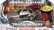 Transformers 3 Dark of the Moon Soundwave with Laserbeak & Mr. Gould (Human Alliance)