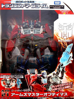 Takara - TF Prime (Arms Micron) AM-21 Optimus Prime (Weaponizer) with Matrix Saber