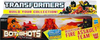 Bot Shots Decepticon Fire Assault Team: Megatron, Shockwave, Starscream, Barricade, Lockdown