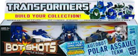 Transformers Bot Shots Autobot Polar Assault Team: Optimus Prime, Bumblebee, Mirage, Ironhide, Jetfire