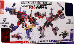 Construct-Bots Optimus Prime v Megatron