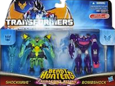 Transformers Prime Predacons Rising: Commander 2-pack, Shockwave, Bombshock