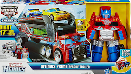 Transformers Rescue Bots Rescue Bots Optimus Prime Rescue Trailer