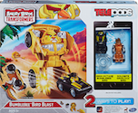 Angry Birds Bumblebee Bird Blast Launcher w/ Goldbite Grimlock Bird