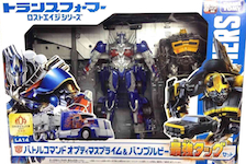 Takara - Movie Advanced LA14 Battle Command Optimus Prime and Bumblebee Powerhouse Set