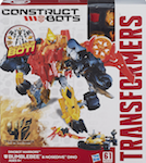 Transformers Construct-Bots Bumblebee with Nosedive- Construct-Bots Dinobot Warriors