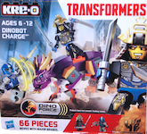 Transformers Kre-O Dinobot Charge (Kre-O with Drift and Slug)