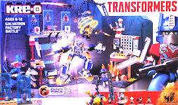 Transformers Kre-O Galvatron Factory Battle (Kre-O, with Optimus Prime and Bumblebee)