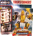 Transformers Kre-O Grimstone (Kre-O Microchanger with Mollox, Ironeye, Crackback & Iquanox)