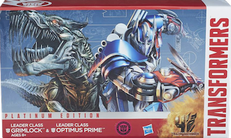 Transformers Platinum Edition Generations Leader 2-pack - Grimlock and Optimus Prime